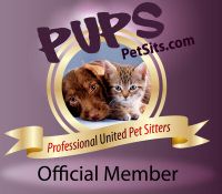 PUPS PetSitters.com — Professional United Pet Sitters — Official Member badge